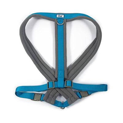 Ancol Viva Nylon Padded Harness Blue Extra Large 70-98cm